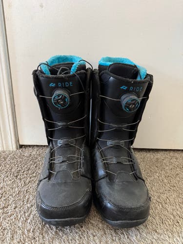 Men's Size M 10.0 (W 11.0) Ride Lasso Snowboard Boots