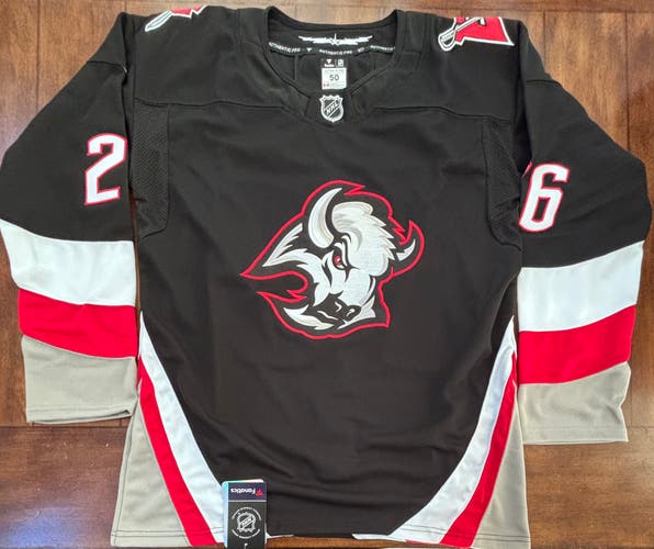 Buffalo Sabers Rasmus Dahlin #26 Black Jersey Adult Medium (50) NWT