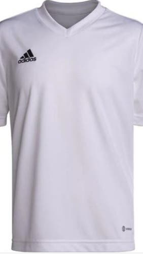 Adidas Youth Medium White Parma 22 Soccer Jersey (New)