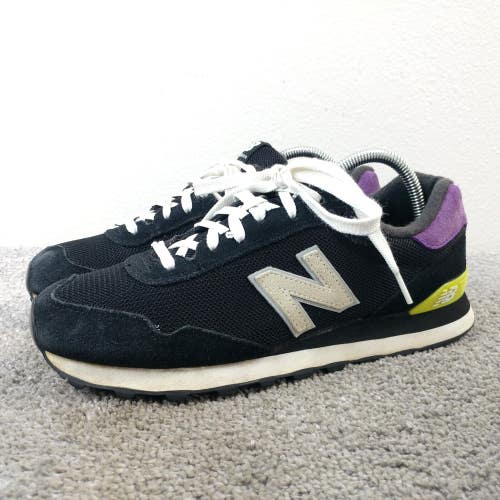 New Balance 515v1 Womens Size 10 Running Shoes Black Purple Sneakers Suede