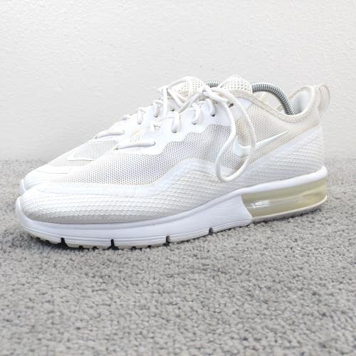 Nike Air Max Sequent 4.5 Womens Size 10 Running Shoes White Sneakers BQ8824-104