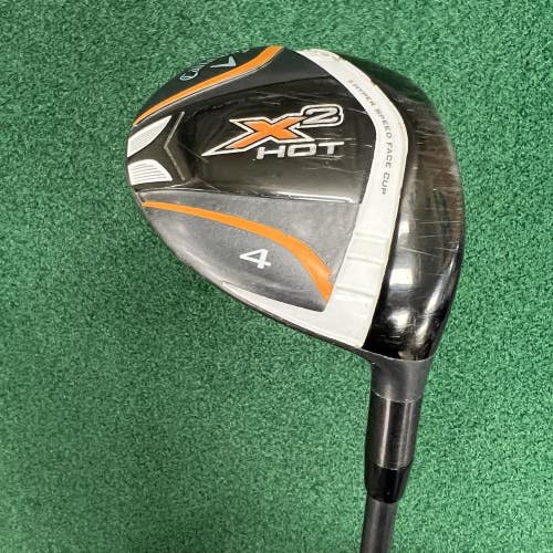 Callaway X2 Hot #4 Fairway Wood Club Men's Right Hand Stiff Flex Graphite 43"