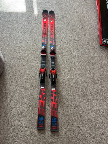Rossignol Hero FIS GS Pro 182 cm Racing Skis With Bindings Max Din 12 (Used)