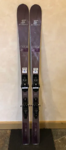 Women's 2023 Stockli 165 cm Nela 80 Skis With Bindings (Used)