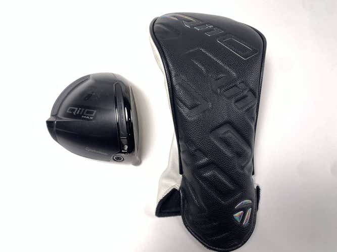 TaylorMade Qi10 MAX Designer Series Blackout Driver 9* HEAD ONLY Mens RH HC