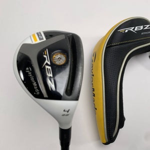 TaylorMade RocketBallz Stage 2 4 Hybrid 22* RocketFuel 65g Stiff Mens RH HC