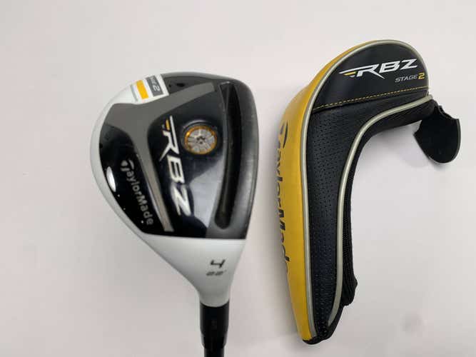TaylorMade RocketBallz Stage 2 4 Hybrid 22* RocketFuel 65g Stiff Mens RH HC