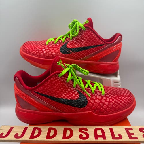 Nike Kobe 6 Protro “Reverse Grinch” GS Sneakers FV9676-600 Size 7Y Women’s 8.5

Used - Comes with Bo