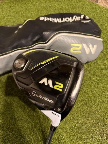 TaylorMade M2 10.5* Driver, Regualr Flex, Ozik White Tie Regular Flex, RH