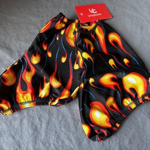 UniqGarb Ice Skate Boot Cover (Fire Flame)