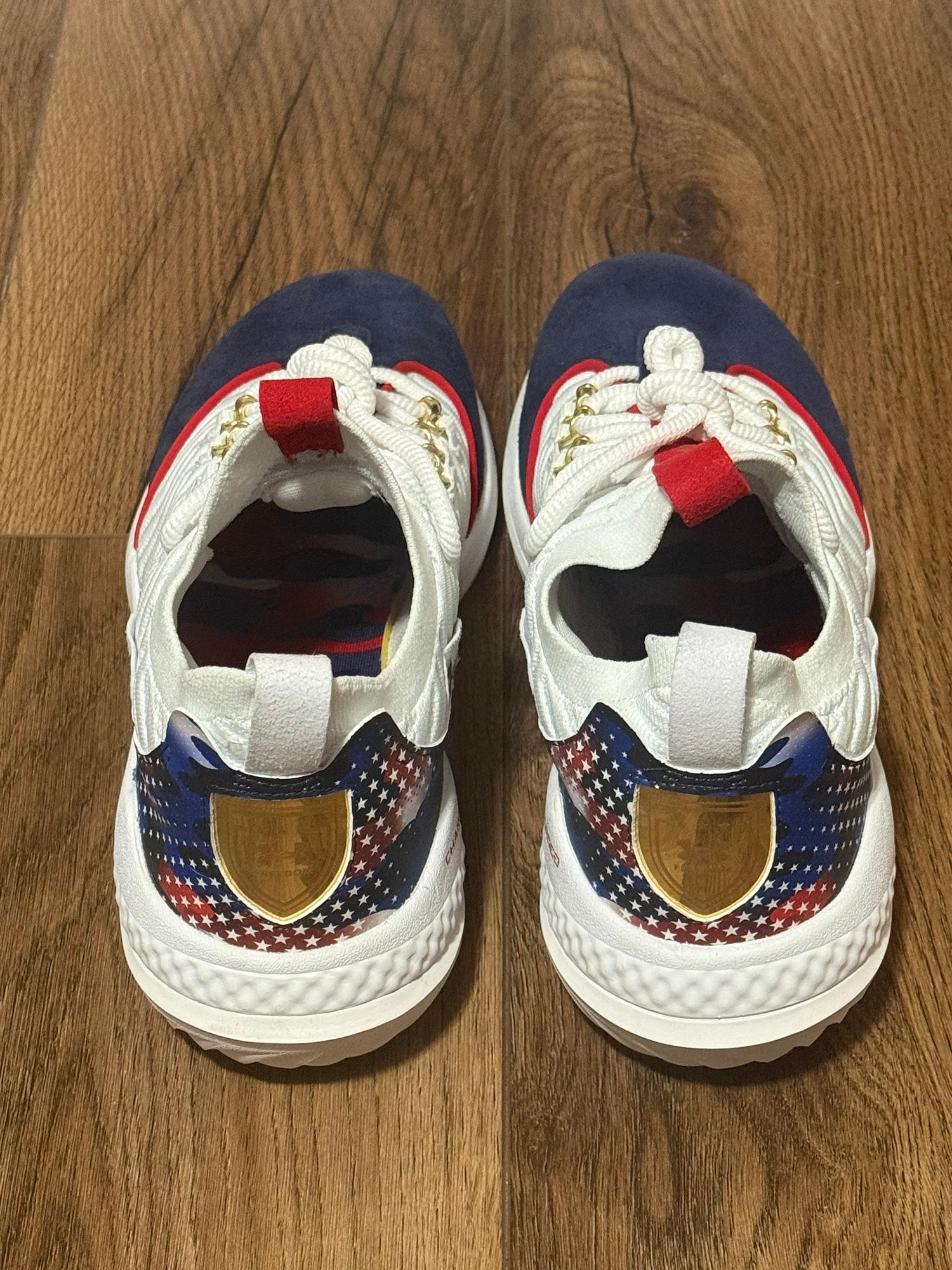 Under Armour Harper 9 Pro USA Turf Baseball Cleats Men\'s 9 3027440-101 NEW Under Armour Bryce Harper 9 Turf USA Red White Blue 3027440  main image 4