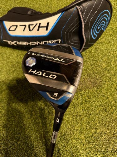 Cleveland Launcher XL Halo 3 15* Fairway Wood, Cypher Stiff Flex, RH