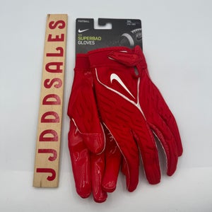 Nike Superbad 6.0 NFL Football Gloves Padded Red DX4520-623 Men’s Size 3XL NWT

New With Tags
