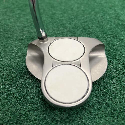 Odyssey White Steel 2-Ball Mallet Putter Men's Right Hand Steel Shaft 35"