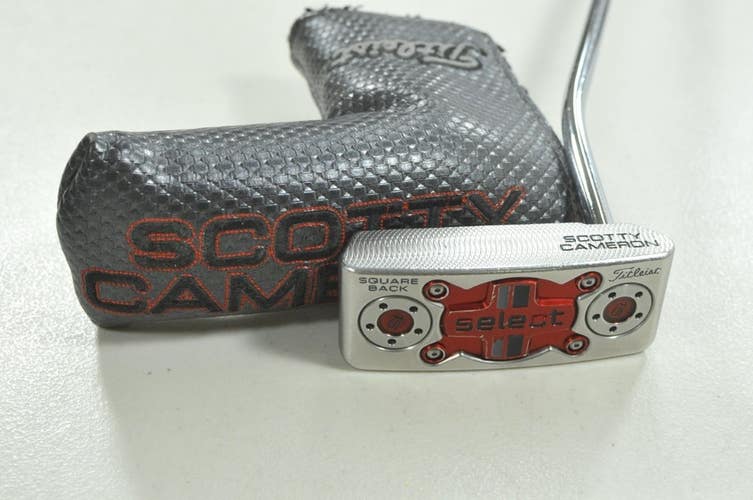 Titleist 2014 Scotty Cameron Select Squareback 34" Putter Right Steel # 210685