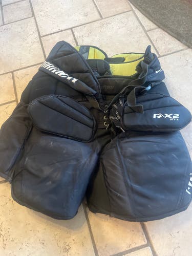 Intermediate Medium/Large Warrior R/X2 Hockey Goalie Pants (Used)
