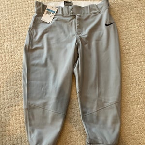Gray Women's Medium Adult Nike Game Pants (New)