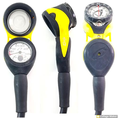 Oceanic Veo Computer Scuba Dive Swiv 2 or 3 Gauge Console 5000 PSI SPG, Compass