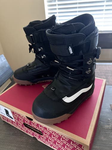 Men's Size M 8.0 (W 9.0) Vans Infuse Snowboard Boots Adjustable Flex All Mountain (Used)
