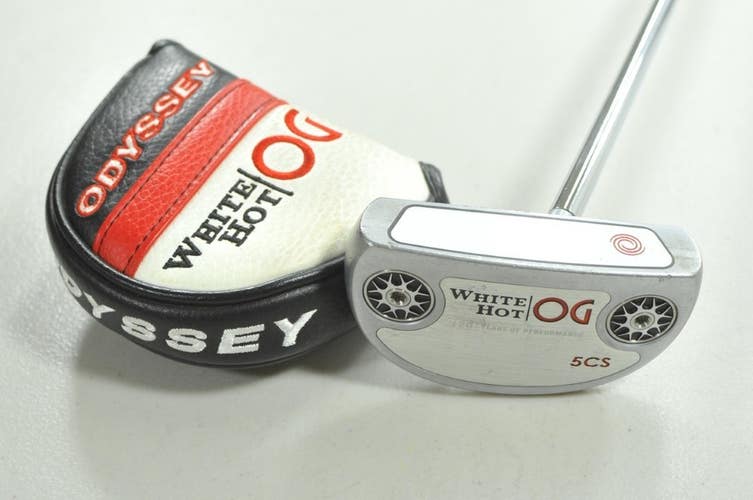 Odyssey White Hot OG 5 CS 34" Putter Right Steel with Head Cover # 210588