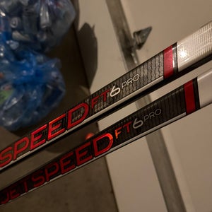 Senior CCM JetSpeed FT6 Pro Left Hand Hockey Stick Heel Pattern 100 Flex 1 (New) 1 barley used