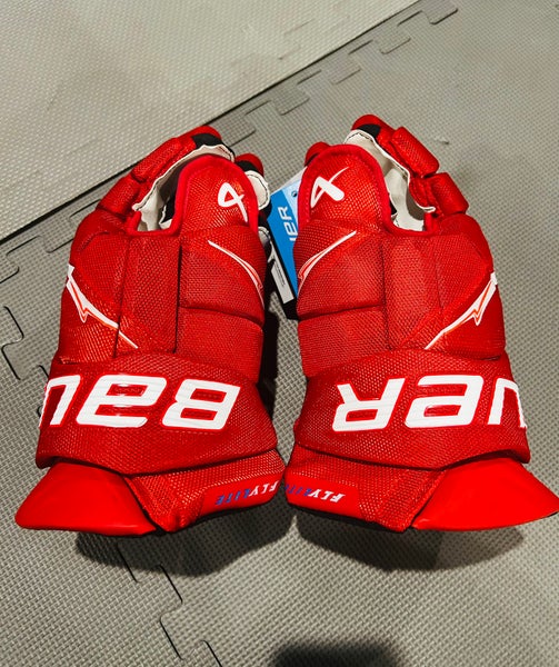 Bauer Vapor Flylite Gloves 14" (New) Red