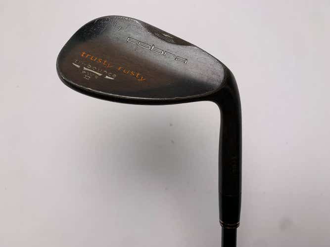 Cobra Trusty Rusty Black 2012 Wedge 55* Dark Steel Wedge Steel Mens RH