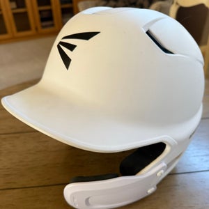 7 1/8 -71/2 Easton Z5 2.0 Batting Helmet with jaw guard worn for 1 at bat