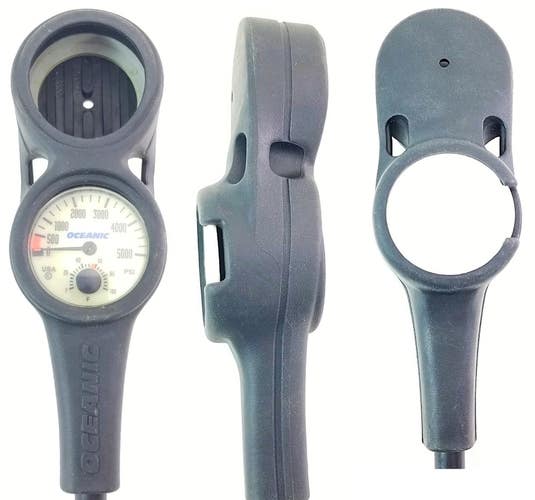 Oceanic Veo Computer Scuba Dive 2 or 3 Gauge Console 5000 PSI Pressure, SPG