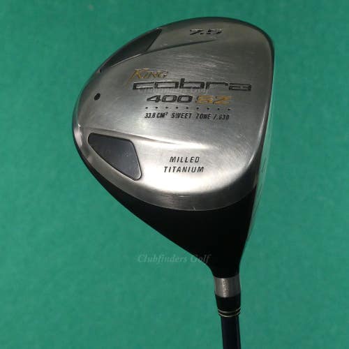 King Cobra 400 SZ Titanium 7.5 Driver Factory Aldila HM Tour 60 Graphite Stiff
