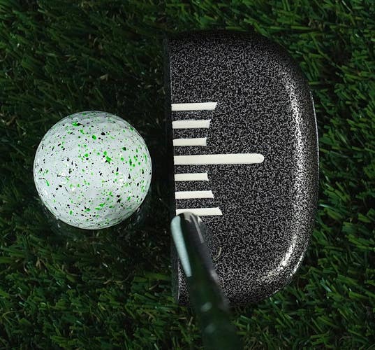 Jerry Barber M-2 Single Bend Putter Mid Mallet 33.5 Fluted Steel RH ~ RARE!!