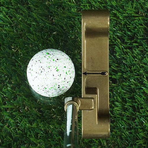 SMSA Golden Blade Putter Cadillac Tru-Arrow Plumbers Neck 37" Steel RH ~ RARE!!