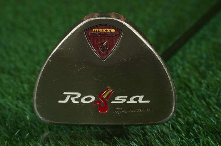 TaylorMade Rossa Mezza Monza Double Bend Putter Mallet 35 True Temper Steel LH