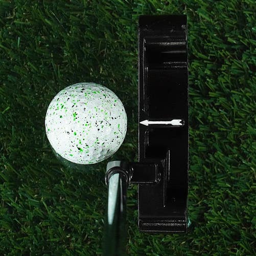 Black Plumbers Neck Blade Putter The Cadillac Tru-Arrow 34" Steel RH