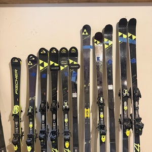 Fischer RC4 Race 158 cm Skis 11 pairs various sizes (Used)