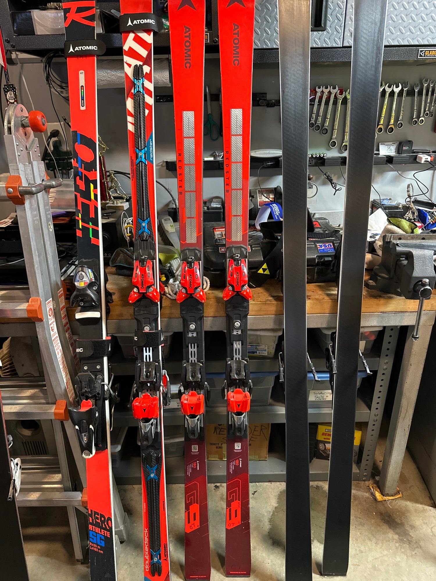 2024 Atomic Redster FIS GS 166 cm Racing Skis With Bindings Max