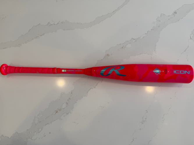 2025 Rawlings Icon USSSA Certified Bat (-10) 18 oz 28" (Used)