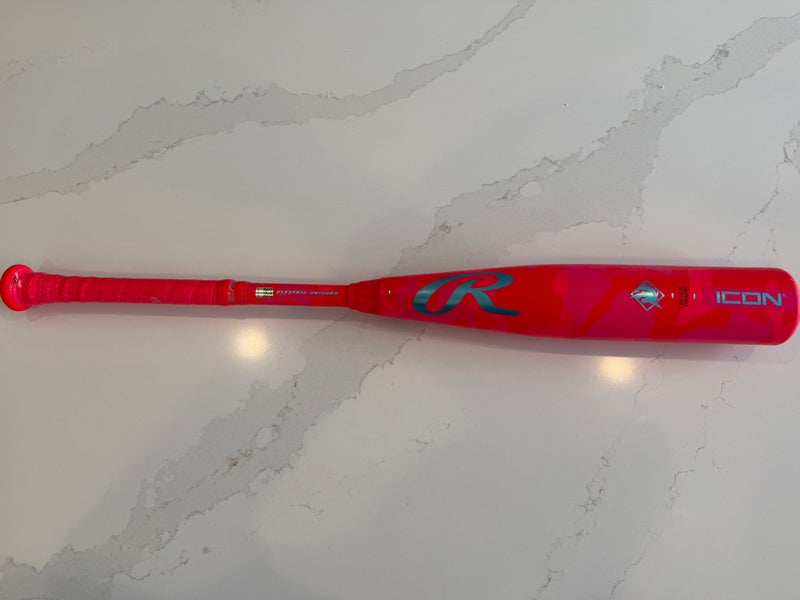 2025 Rawlings Icon USSSA Certified Bat (-10) 18 oz 28" (Used)