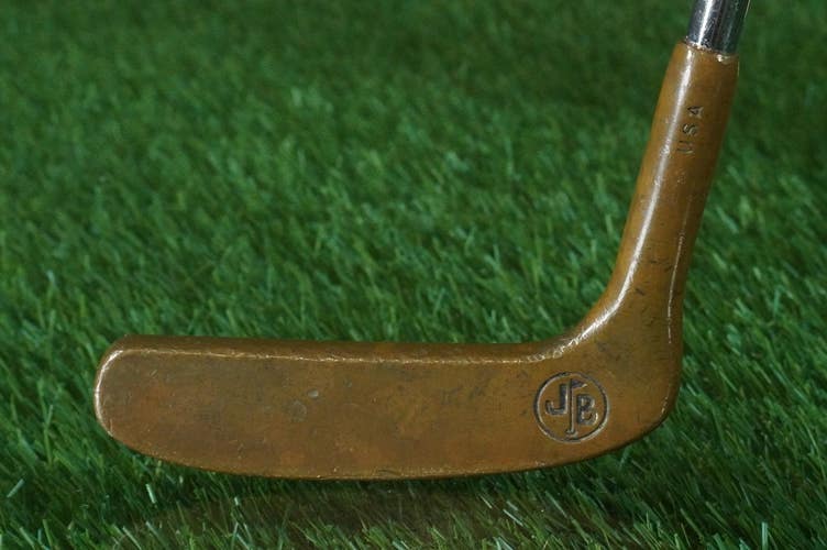 Golden Touch Jerry Barber Heel Shafted Putter Blade 34" Steel Shaft RH ~Vintage!