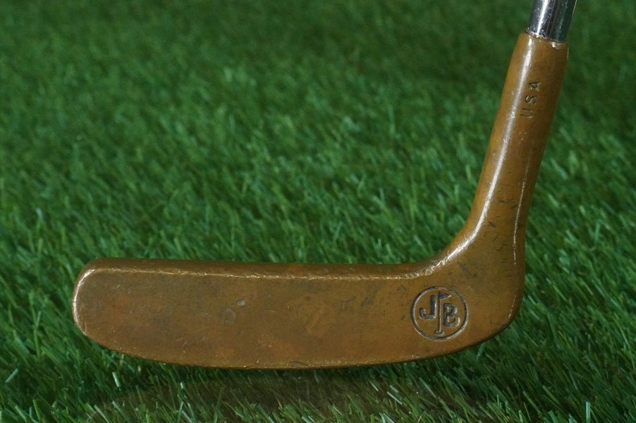 Golden Touch Jerry Barber Heel Shafted Putter Blade 34" Steel Shaft RH ~Vintage!