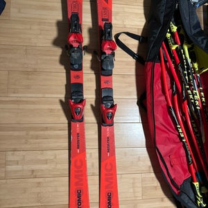 Atomic Redster SL 138 cm Racing Skis With Bindings (Used)