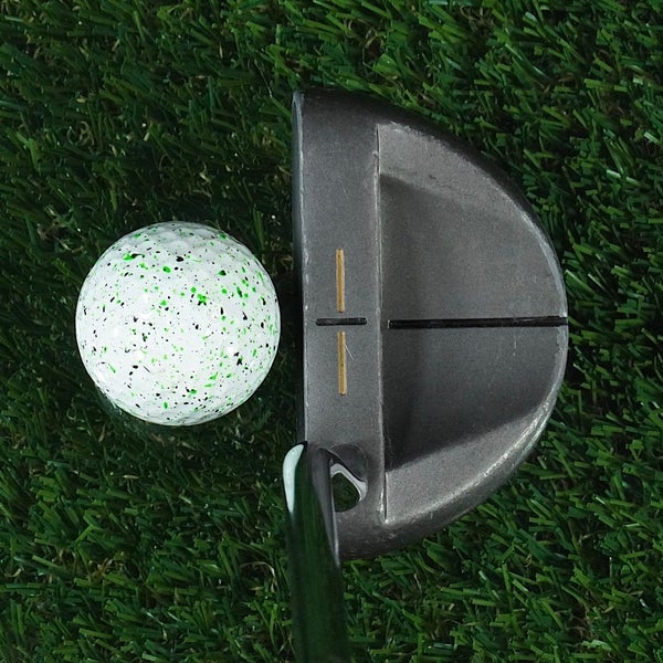 Wilson Black Jack 308 Double Bend Putter Mid Mallet 35 Steel Shaft RH ~ LOOK!!