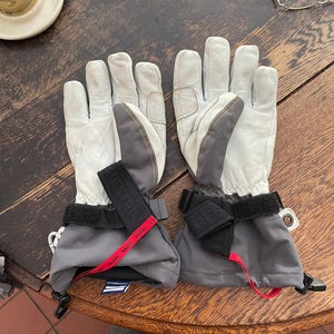 Black Large Adult Unisex Hestra Gloves (Used)