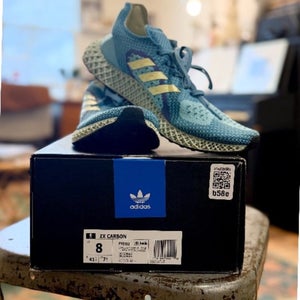 Blue Men's Size M 8.0 (W 9.0) Adult Adidas ZX 2K 4D Shoes (New)