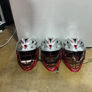 Three Cascade R Helmets