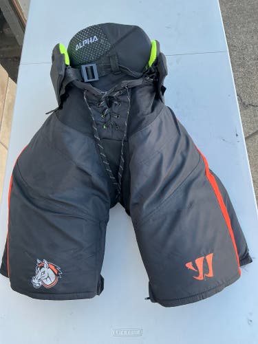 Large Warrior Alpha Hockey Pants  KC Mavericks Pro Stock (Used) 2574