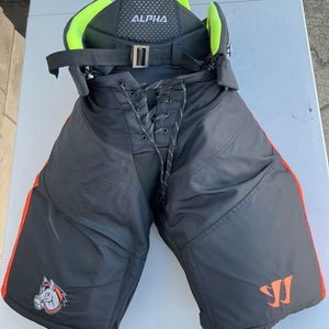 Large Warrior Alpha Hockey Pants  KC Mavericks Pro Stock (Used) 1637