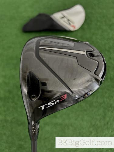 LH Titleist TSr3 9.0 Driver w Headcover / Extra Stiff
