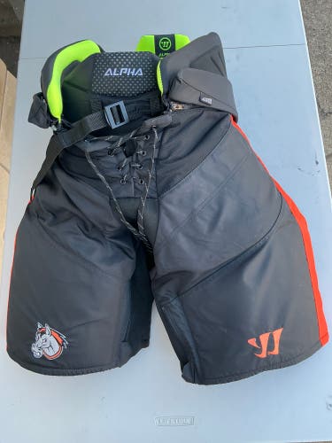 XL Warrior Alpha Hockey Pants  KC Mavericks Pro Stock (Used) 6438