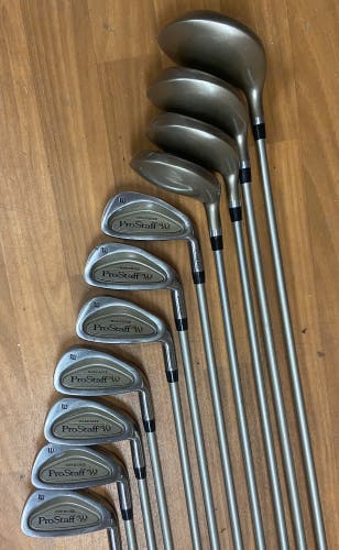 Wilson Pro staff W Full Set 11 PCS RH, Great shape!